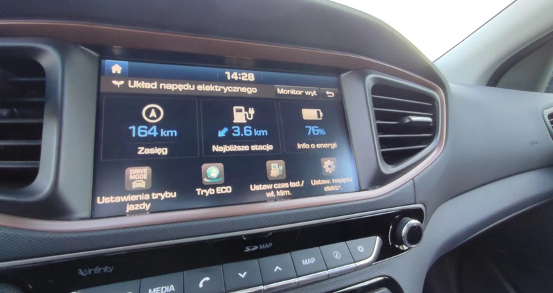 Hyundai IONIQ cena 58900 przebieg: 172500, rok produkcji 2017 z Kołobrzeg małe 562